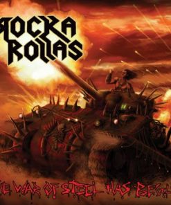 ROCKA ROLLAS The War of Steel Has Begun LP BLACK/GREY/GREEN SPLATTER VINYL 042/350
