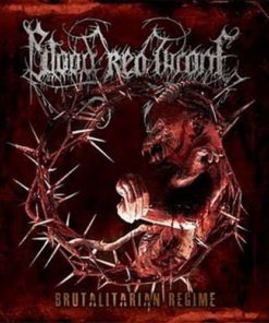 BLOOD RED THRONE Brutalitarian Regime LP ORANGE VINYL