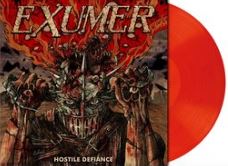 EXUMER Hostile Defiance LP  Orange Red Marbled VINYL  (400 copies)
