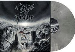 SIEGE OF POWER Warning Blast LP COOL GREY MARBLED VINYL 073/300