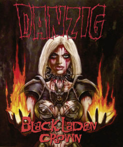 DANZIG Black Laden Crown LP ORANGE VINYL