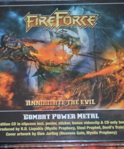 FIREFORCE Annihilate The Evil DIGIPACK CD + Bonus Track + Videoclip