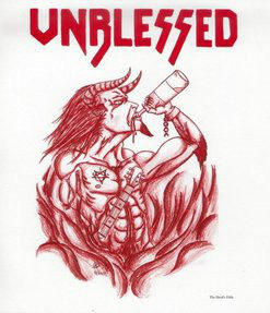 UNBLESSED The Devil's Fifth LP RED VINYL  75 copies worldwide