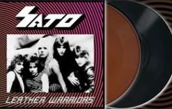SATO Leather Warriors - Anthology 82/86  LP BROWN VINYL 100 copies worldwide