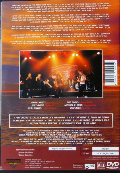 HARDLINE Live At The Gods Festival 2002 DVD – ALONE – Metal Store