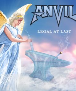 ANVIL Legal at Last LP Yellow With Black Splatter  VINYL Ltd 100 copies worldwide