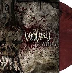 VOMITORY Carnage Euphoria LP Burgundy Red Marbled VINYL