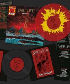 BLACK VIPER Hellions of Fire LP RED / YELLOW Splatter + 10" Inch BLACK VINYL