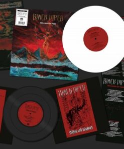 BLACK VIPER Hellions of Fire LP WHITE + 10" Inch BLACK VINYL