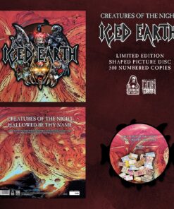 ICED EARTH Creatures of the Night SHAPE PICTURE VINYL