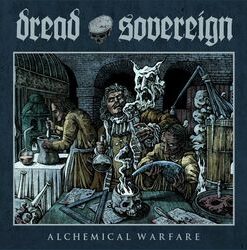 DREAD SOVEREIGN - Alchemical Warfare LP Steelblue & Gold /w White Splattered VINYL