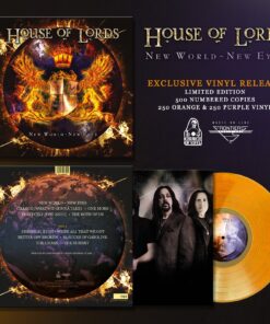 HOUSE OF LORDS New World / New Eyes LP ORANGE VINYL Ltd 250 copies
