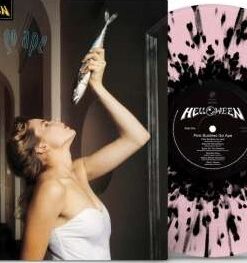 HELLOWEEN Pink Bubbles Go Ape LP SPLATTER Pink & Black VINYL