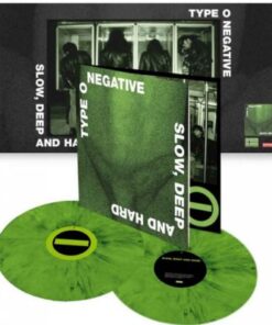 TYPE O NEGATIVE Slow Deep And Hard  LP Green & Black VINYL (30Th Anniversary Edition)