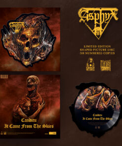 ASPHYX Candiru LP PICTURE SHAPE DISC VINYL  Ltd 500 copies worldwide