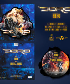 DORO Hero PICTURE SHAPE DISC VINYL  Ltd 350 copies worldwide