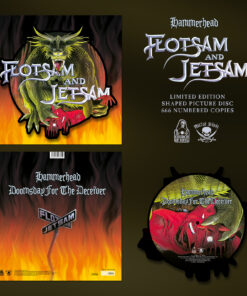 FLOTSAM and JETSAM Hammerhead PICTURE SHAPE DISC VINYL  Ltd 666 copies worldwide