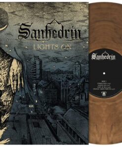 SANHEDRIN Lights On LP CLEAR OCHRE BROWN MARBLED VINYL Ltd 300