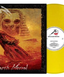 SATAN Earth Infernal LP LIGHT YELLOW MARBLED VINYL Ltd 700