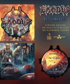 EXODUS Body Harvest PICTURE SHAPE DISC VINYL  Ltd 400 copies