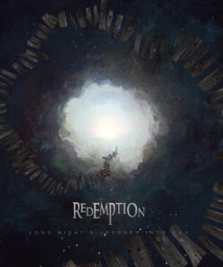 REDEMPTION Long Night's Journey Into Day  LP Navy Blue Red Marbled VINYL  Ltd 300