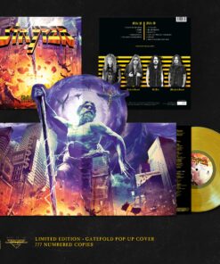 STRYPER God Damn Evil PopUp LP YELLOW VINYL