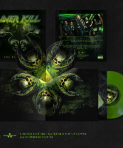 OVERKILL Wings of War LP CLEAR GREEN VINYL