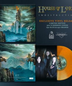 HOUSE OF LORDS Indestructible LP CLEAR ORANGE VINYL