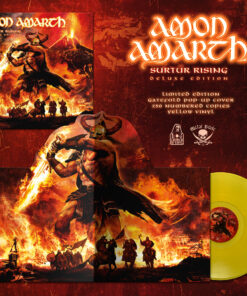 AMON AMARTH Surtur Rising LP PopUp YELLOW VINYL Ltd 250 copies worldwide