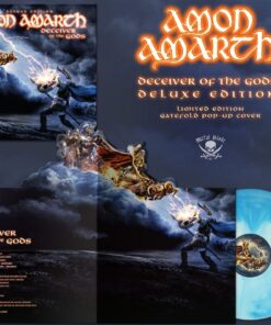 AMON AMARTH Deceiver Of The Gods LP PopUp BLUE MARBLED VINYL Ltd 1100 copies worldwide