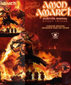 AMON AMARTH Surtur Rising LP PopUp Burgundy and Royal Blue Marbled VINYL Ltd 1100 copies worldwide