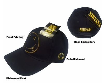 NIRVANA Baseball Cap – ALONE – Metal Store