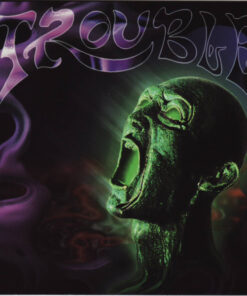 TROUBLE Plastic Green Head LP TRANSPARENT GREEN VINYL
