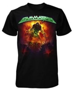 GAMMA RAY 30 Years Green Logo T-Shirt LARGE
