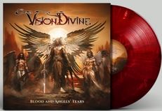 VISION DIVINE Blood and Angels Tears LP RED MARBLED VINYL