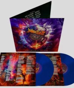 JUDAS PRIEST Invincible Shield 2LP BLUE VINYL