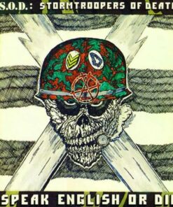 S.O.D. STORMTROOPERS OF DEATH Speak English or Die 2LP SPLATTER VINYL