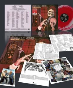 MANILLA ROAD Mystification LP GREY RED VINYL