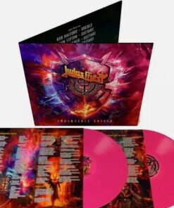 JUDAS PRIEST Invincible Shield 2LP PINK VINYL