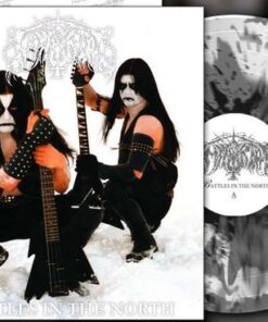 IMMORTAL Battles in the North LP BLACK WHITE VINYL
