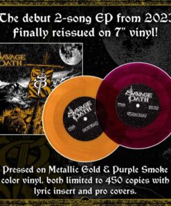 SAVAGE OATH Same 7" INCH PURPLE VINYL