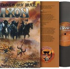 SAXON Dogs of War LP SILVER VINYL