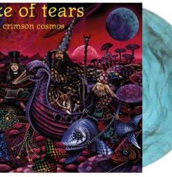 LAKE OF TEARS A Crimson Cosmos LP TRANSPARENT MARBLED TIRQUOISE & BLACK VINYL