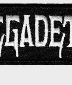 MEGADETH B/W Logo PATCH