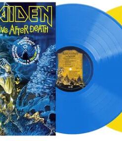 IRON MAIDEN Live After Death 2LP YELLOW BLUE VINYL 40th Anniversary