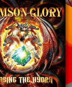 CRIMSON GLORY Chasing The Hydra LP Half Orange Half Red VINYL