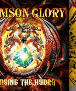CRIMSON GLORY Chasing The Hydra LP Yellow-Black Splatter VINYL