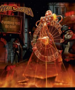 HELLOWEEN Gambling with the Devil 2LP RED OPAQUE, ORANGE BLACK MARBLED VINYL