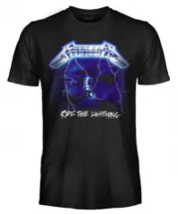 METALLICA Ride the Lightning T-SHIRT Medium