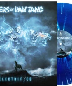 TYGERS OF PAN TANG Electrifyed LP BLUE SPLATTER VINYL